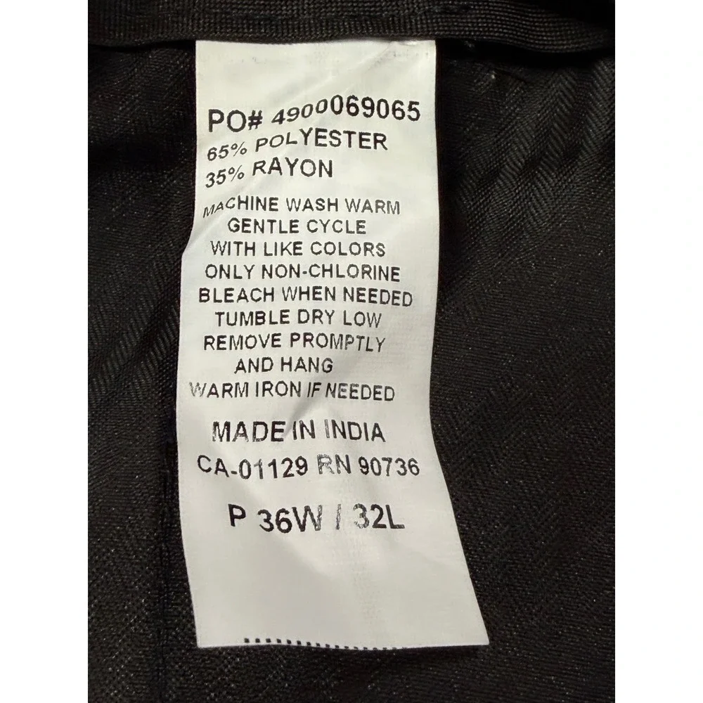 Lauren Ralph Lauren‎ Mens Grey Flat Front Dress Pants 36W x 32L (C42) NWTs